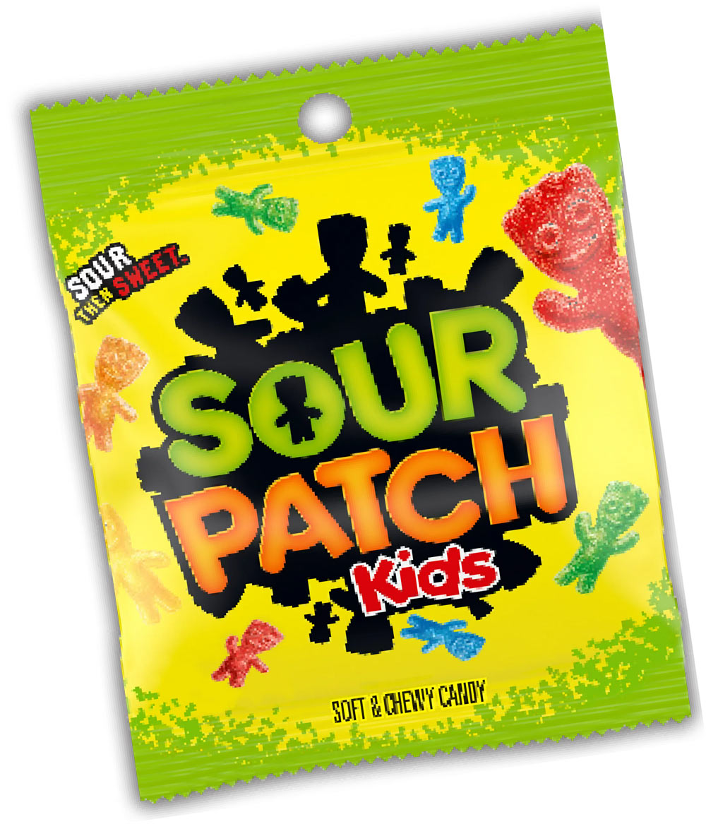 a bag of Sour Patch Kids