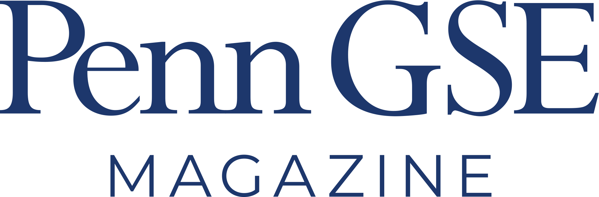 Penn GSE Magazine logo