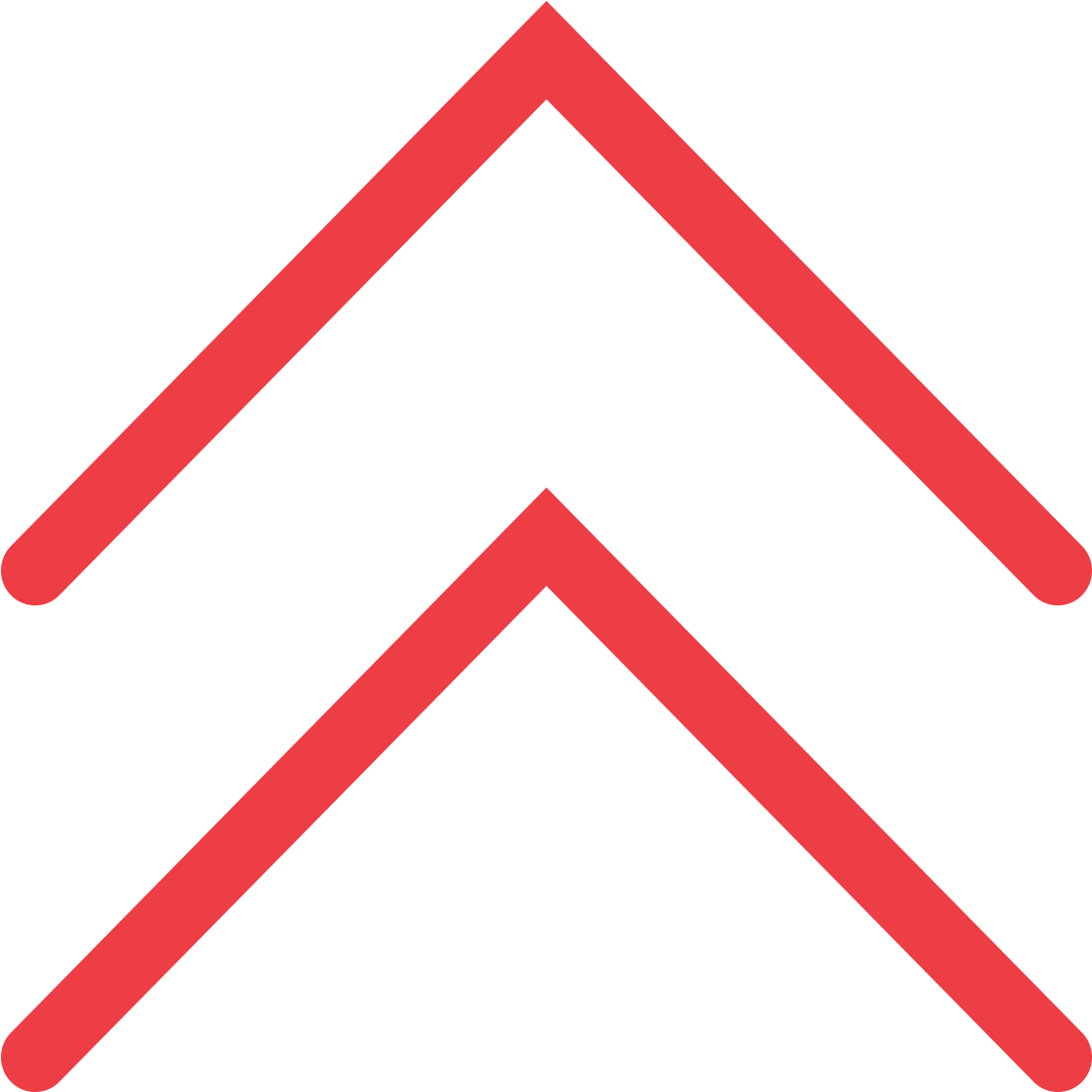 red upward arrows