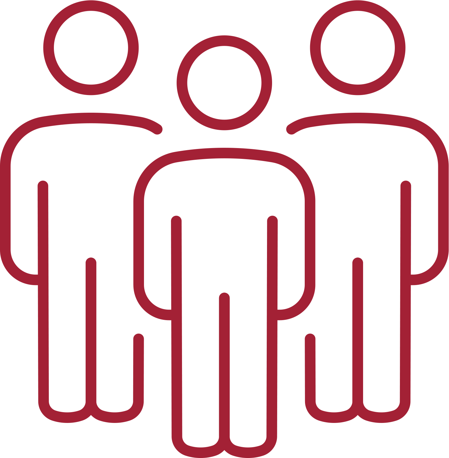 group of three people icon